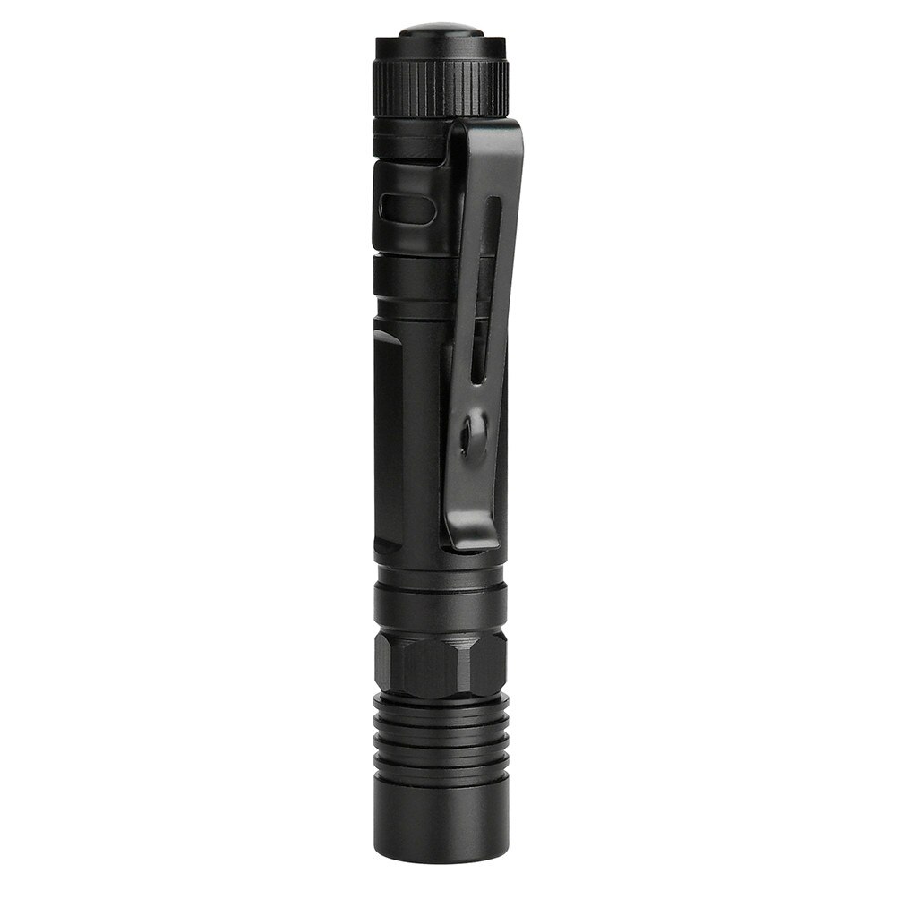 XPE LED Flashlight Clip Mini FlashLight Penlight Portable Pen Torch Lamp Adjustable Zoom Focus Torch Pocket Light For Outdoor