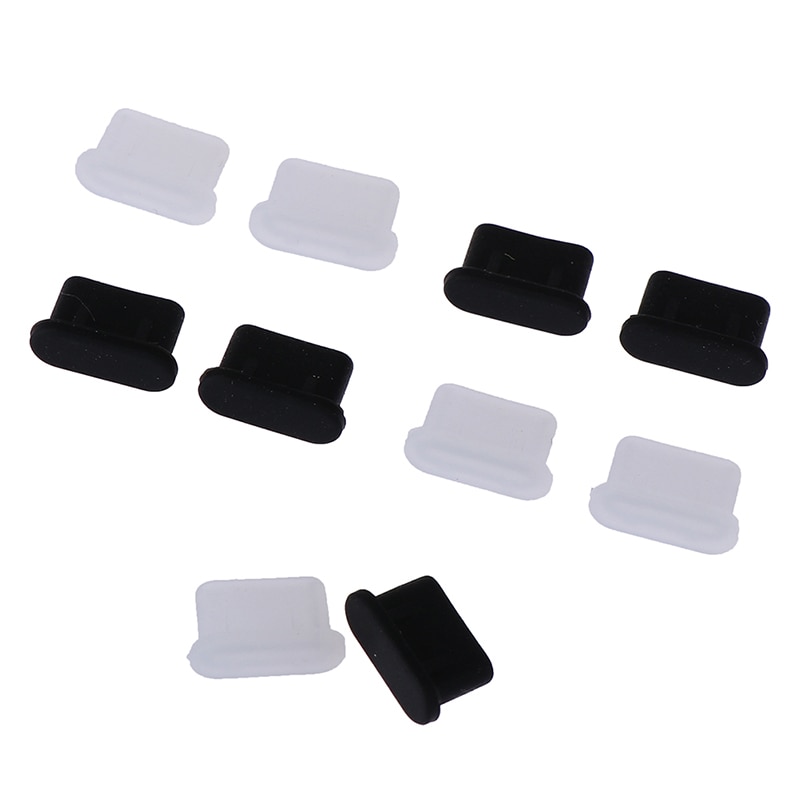 5 pces capa dustproof jack carregador plug usb tipo-c porto anti-poeira plug para o telefone móvel