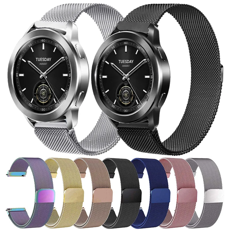 22mm metallreimer til xiaomi se  s3 klokkereim til xiaomi se  s1 aktiv/pro-reimer til xiaomi se  s2 magnetisk løkkearmbånd