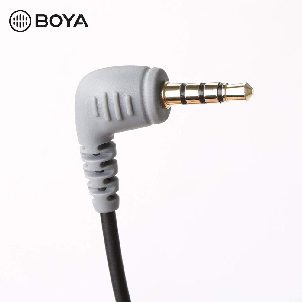 BOYA BY-CIP2 3.5mm tot TRRS TRS Microfoon Kabel Adapter voor iPad iPod Touch iPhone BY-WM8 BY-WM6 BY-WM5 Microfoon Accessoires