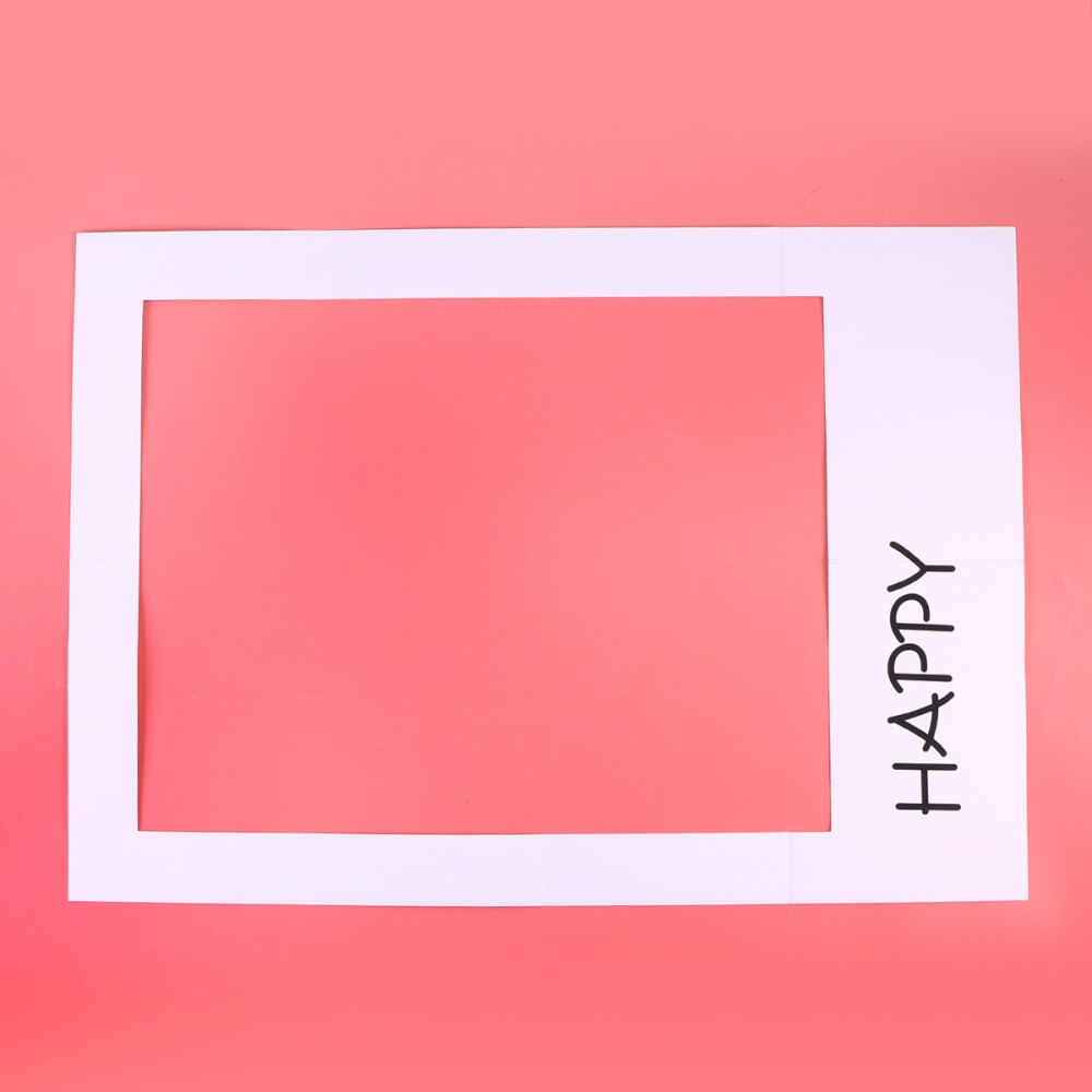 Happy 30th DIY Paper Picture Frame Cutouts Photo Booth Props for Birthday Party: As Shown 7
