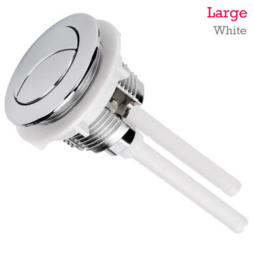 Yleinen wc-puristinventtiili vesisäiliön painike wc-säiliön tarvikkeet 38 48 58mm lipaston painike säiliön kannen tanko huuhtelutyökalu: Iso valkoinen