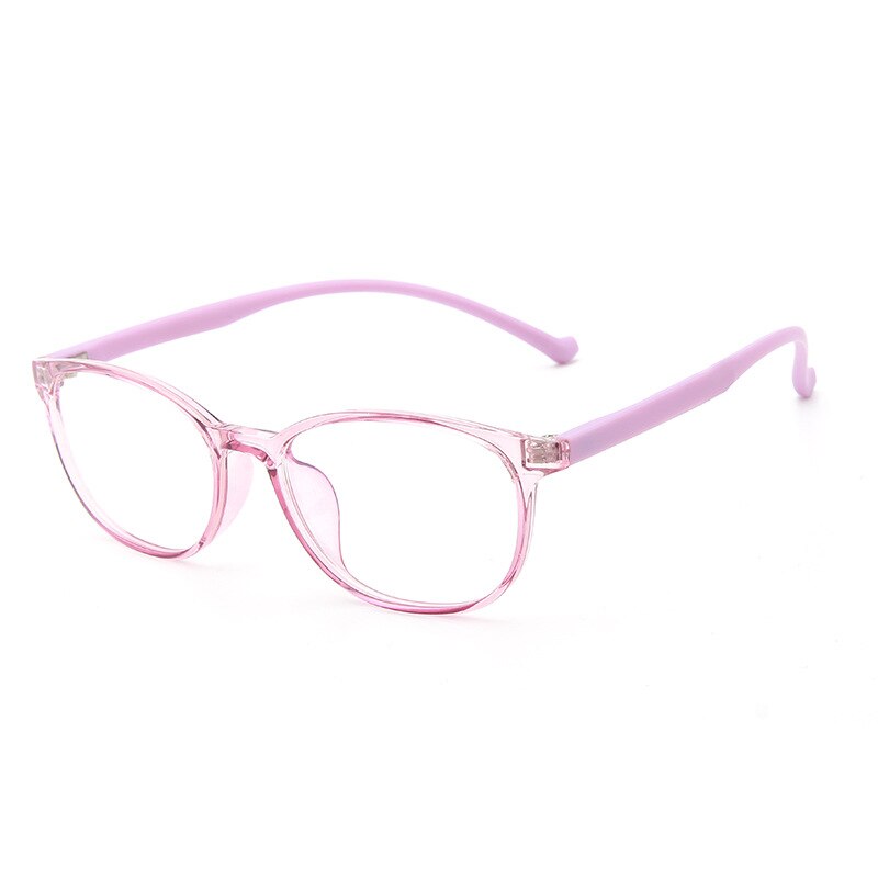 Kinderen Anti Blauw Licht Bril TR90 Frame Jongens En Grils Kids Computer Stralingsbescherming Eyewear: Light Purple