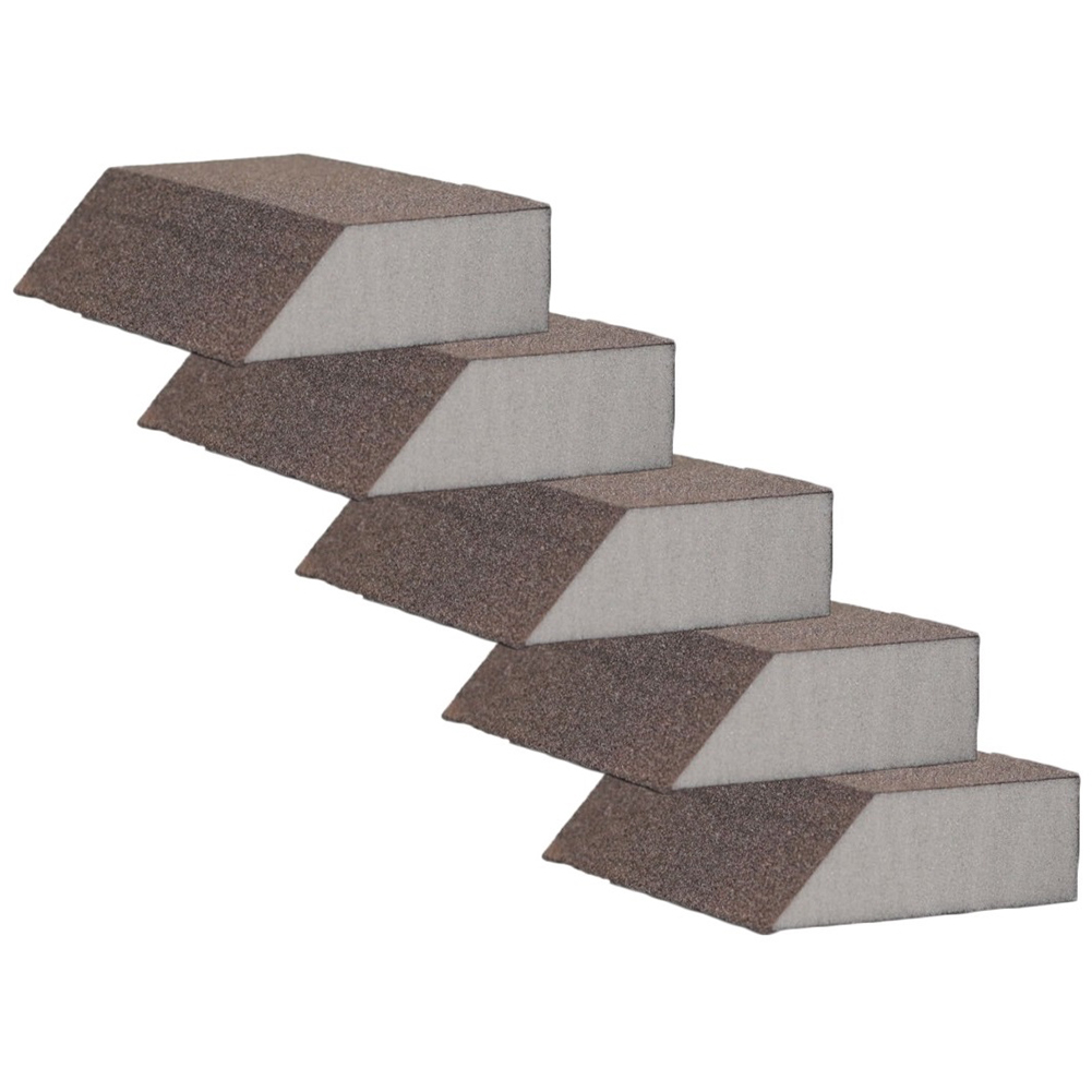 1pcs Schuren Spons Blokken 60/80/100/120/180/220Grit Muur Slijpen spons Zand Blok Schuurpapier Model Verf Gepolijst Baksteen