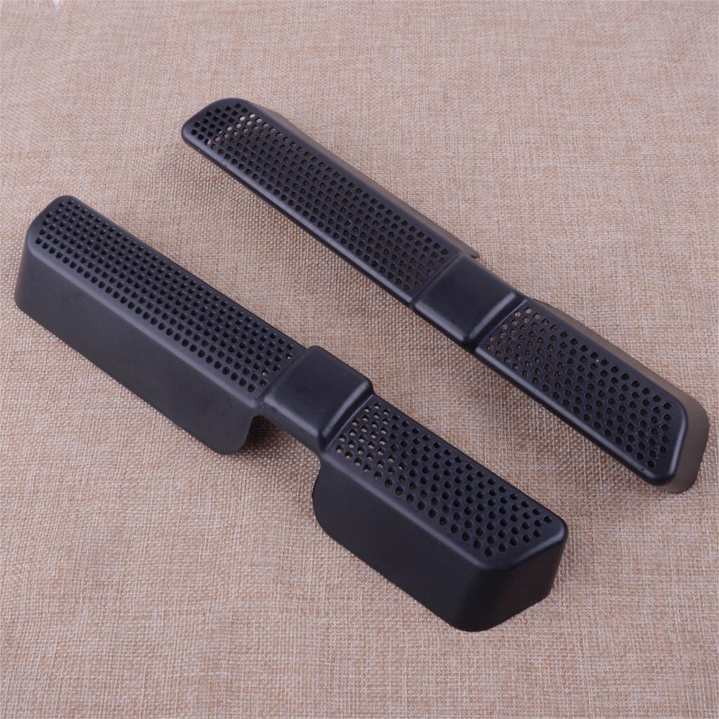 2Pcs Black Achterbank Airconditioning Vent Outlet Dust Protector Cover Trim Fit Voor Vw Tiguan