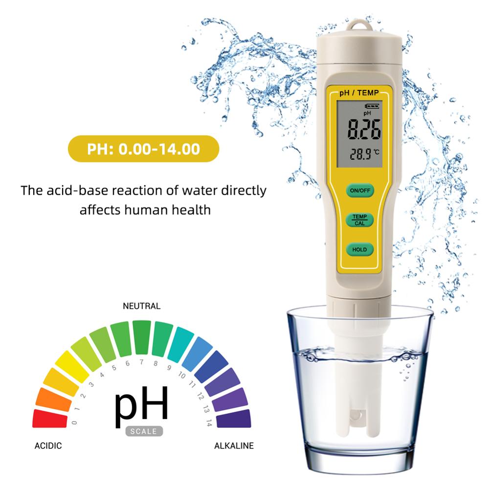 Ph meter digitale Portable LCD Digitale PH Meter Pen van Tester nauwkeurigheid 0.01 Aquarium Pool Water Wijn Urine automatische kalibratie