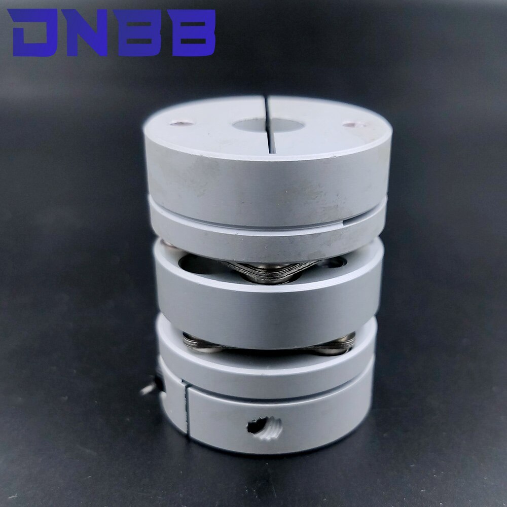 Aluminum alloy D26L35 double diaphragm coupling elastic connector D26mm L35mm ball screw step servo motor encoder computer