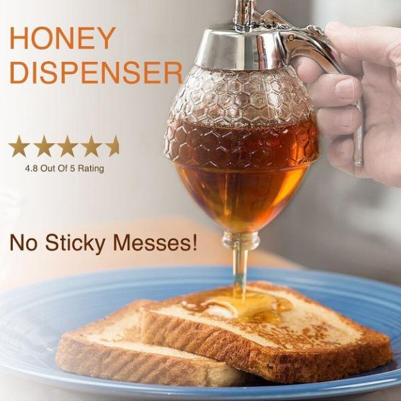 Krystal honning dispenser og varmere sæt honning sirup bi potte krukke