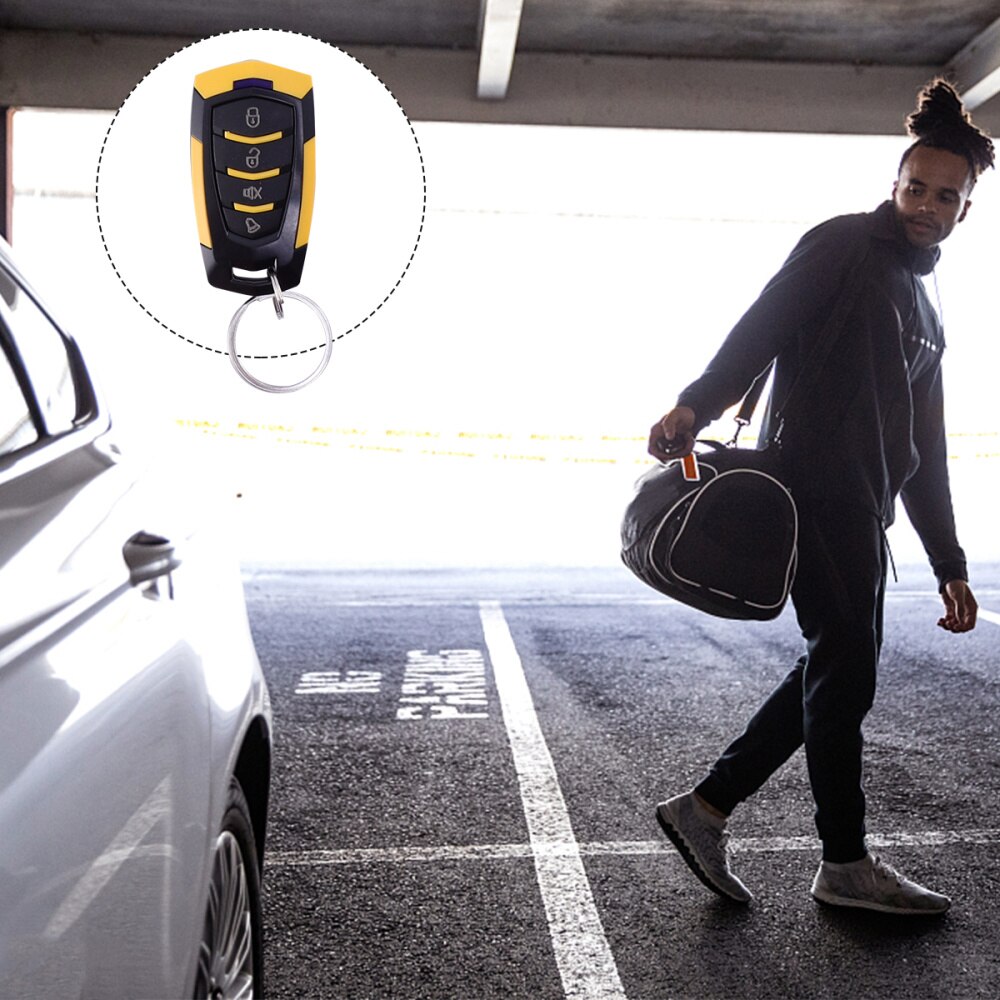 1 Set Car Alarm System Useful Practical Durable Alarm Accessory Anti Theft Device Car Security Tool for Automobile Auto