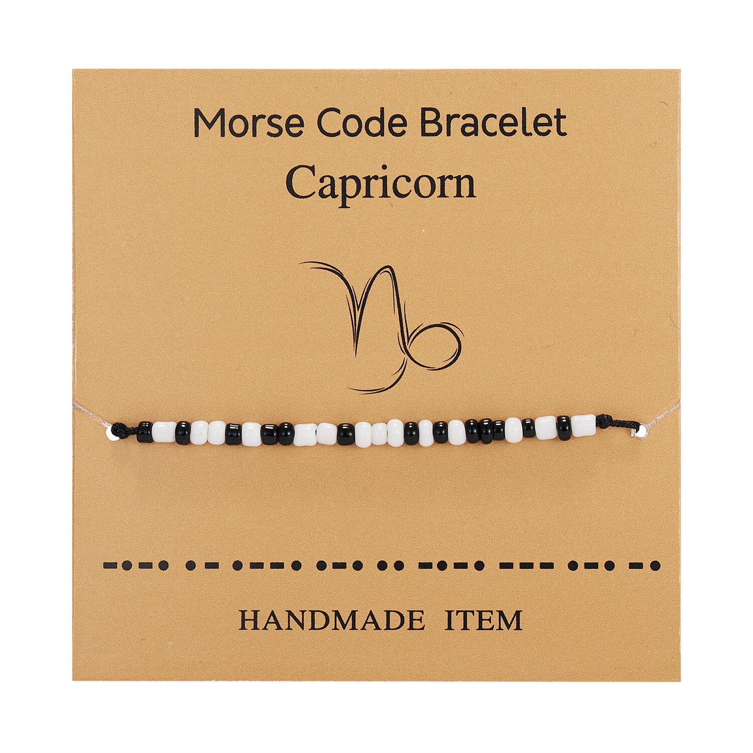 Eenvoudige 12 Constellation Armband Handgemaakte Fijne Kralen Armband Voor Vrouwen Verstelbare Bangle Zodiac Vriendschap Sieraden Kids: Capricorn