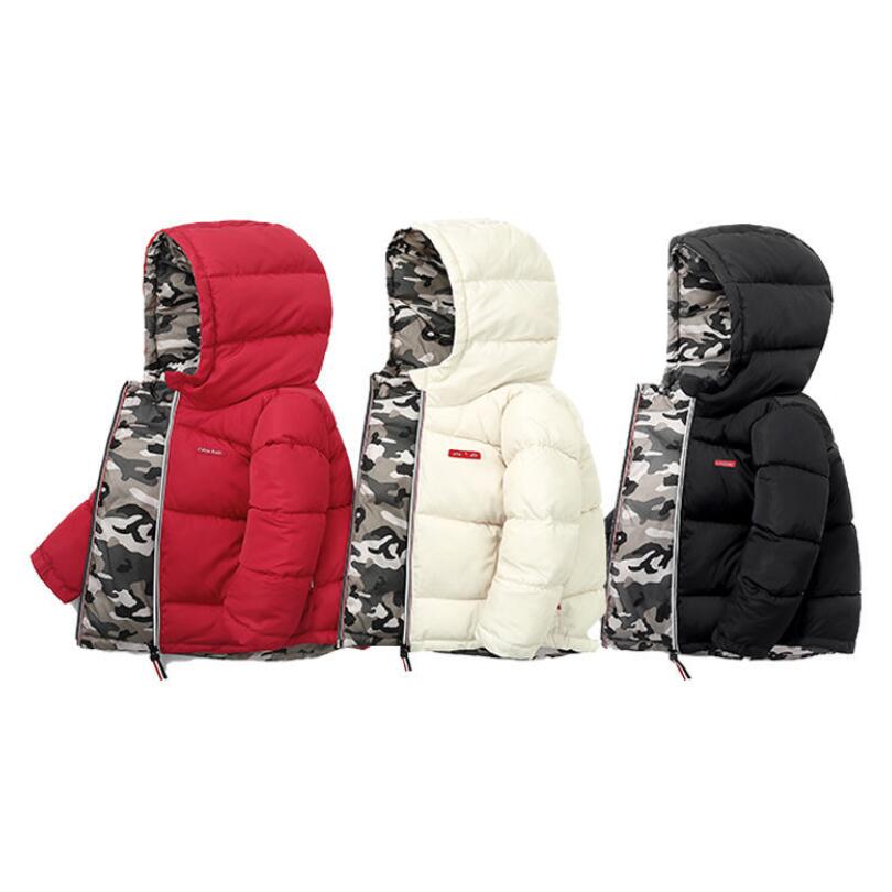 Baby Meisjes Jongens Parka Light Kids Jas Kap Witte Eend Down Jas Winter Kinderen Jas Peuter Bovenkleding Warme Sneeuw Jas