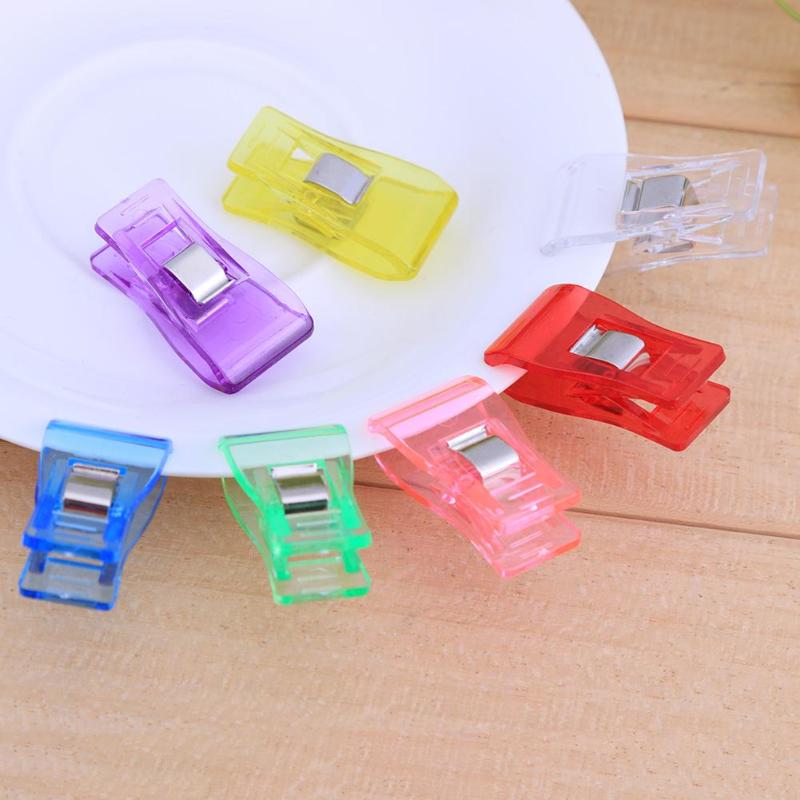 20/50Pcs Mixed Kunststoff Wonder Clips Halter für DIY Patchwork Stoff Quilten Handwerk Nähen Stricken Clips Home Office versorgung