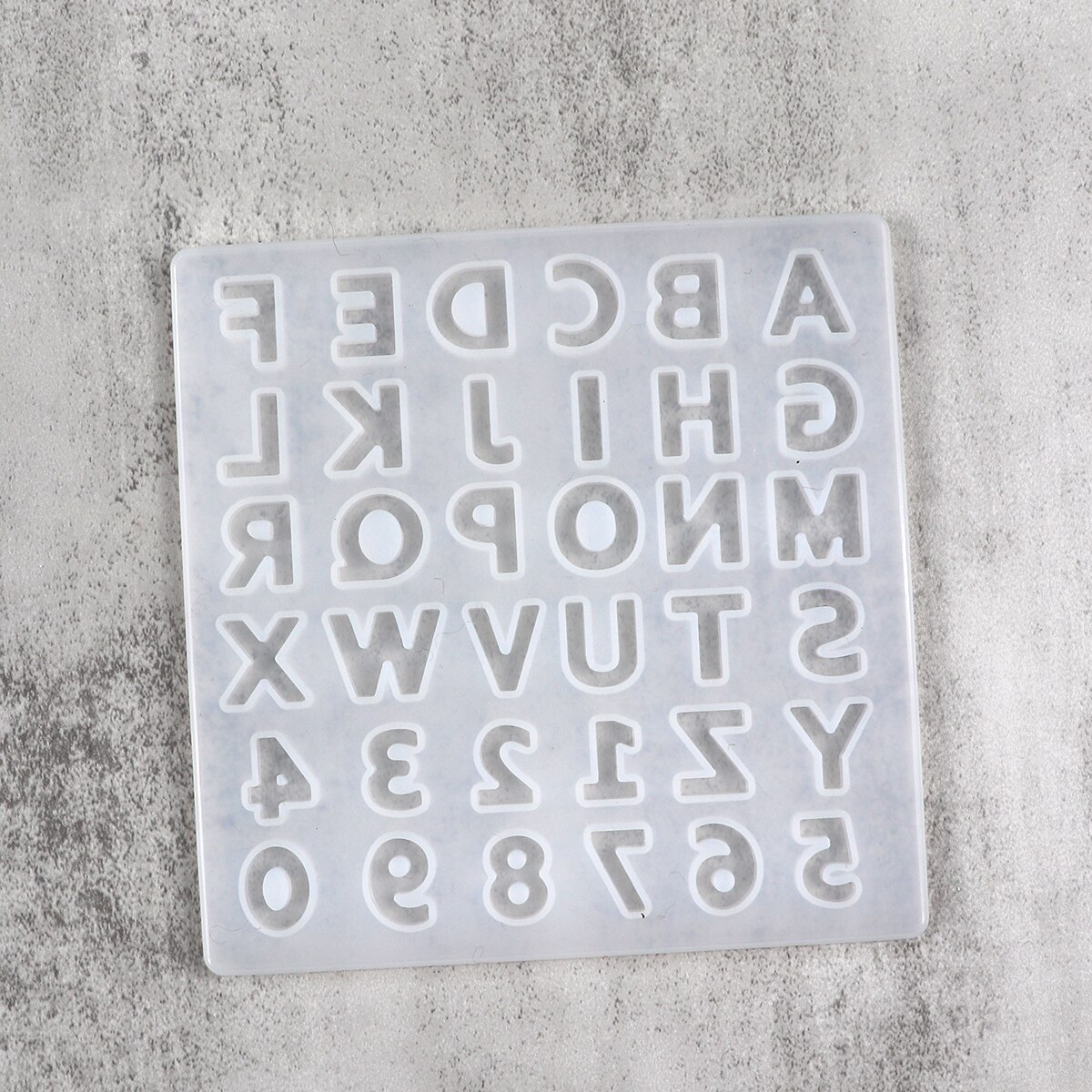Uppercase Letter A-Z Silicone Mold Capital Letter for DIY UV Resin Alphabet Keychain Mold Epoxy Resin Art Supplies