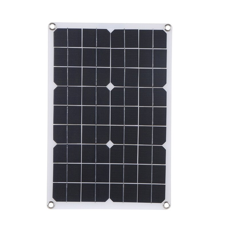 JFBL – panneau solaire Flexible 23W 18V /5V, pour batterie de voiture 12V, double USB + sortie DC5521, chargeur solaire pour l&#39;extérieur