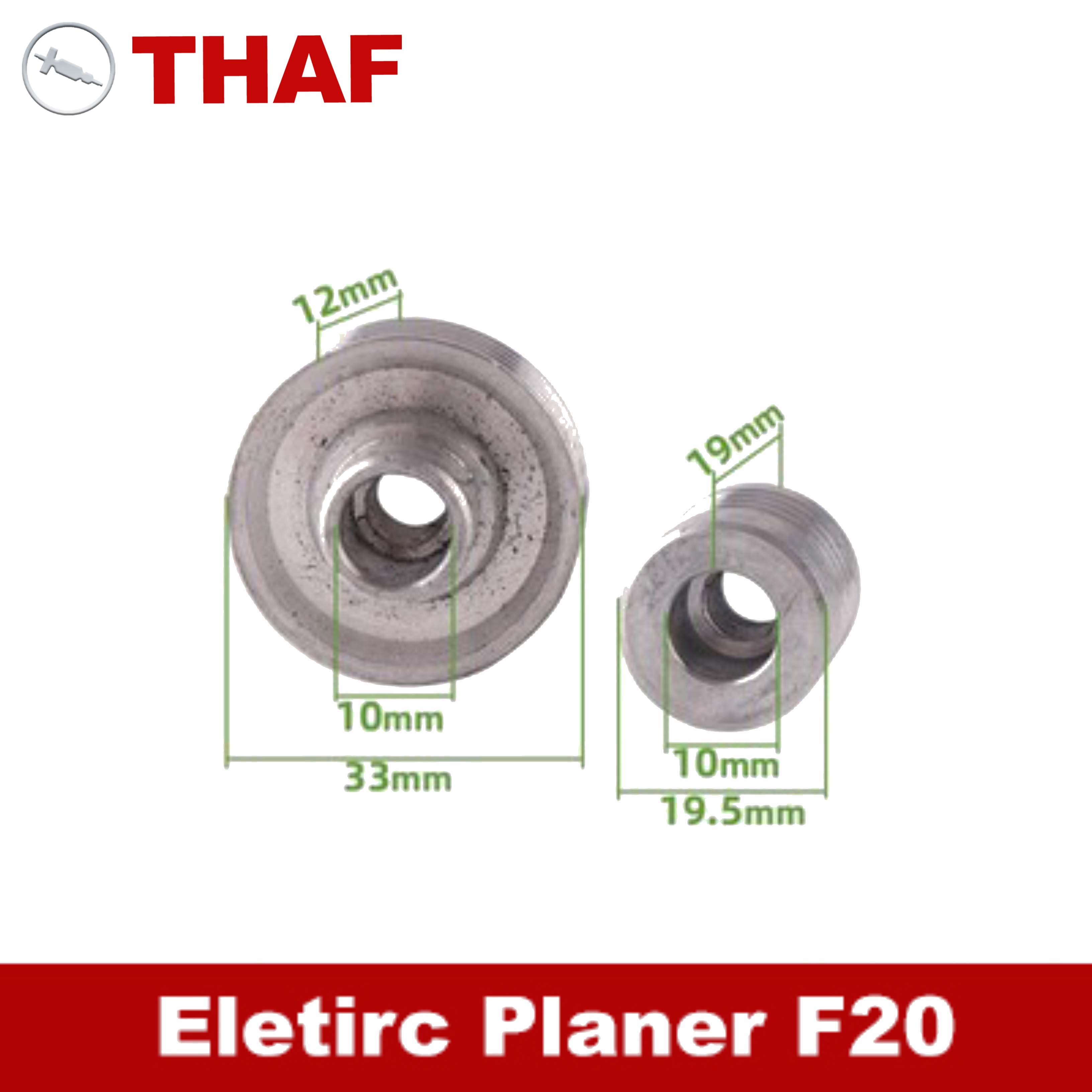 Piezas de repuesto para cubierta de correa de polea, repuesto para cepillo Hitachi F20A: Pulley