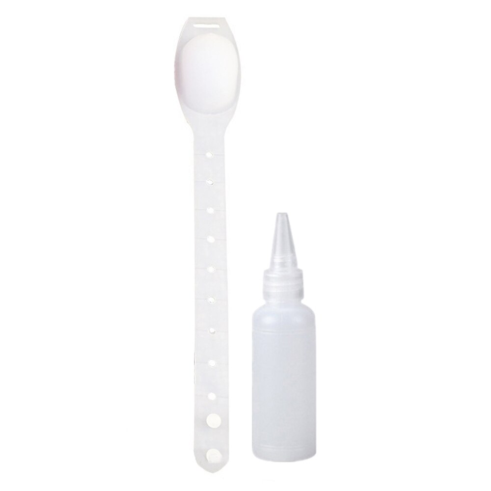 Reusable Wristbands Hand Sanitizer Dispensing Portable Bracelet Wristband Hand Dispenser 10ML Wrist Support: White