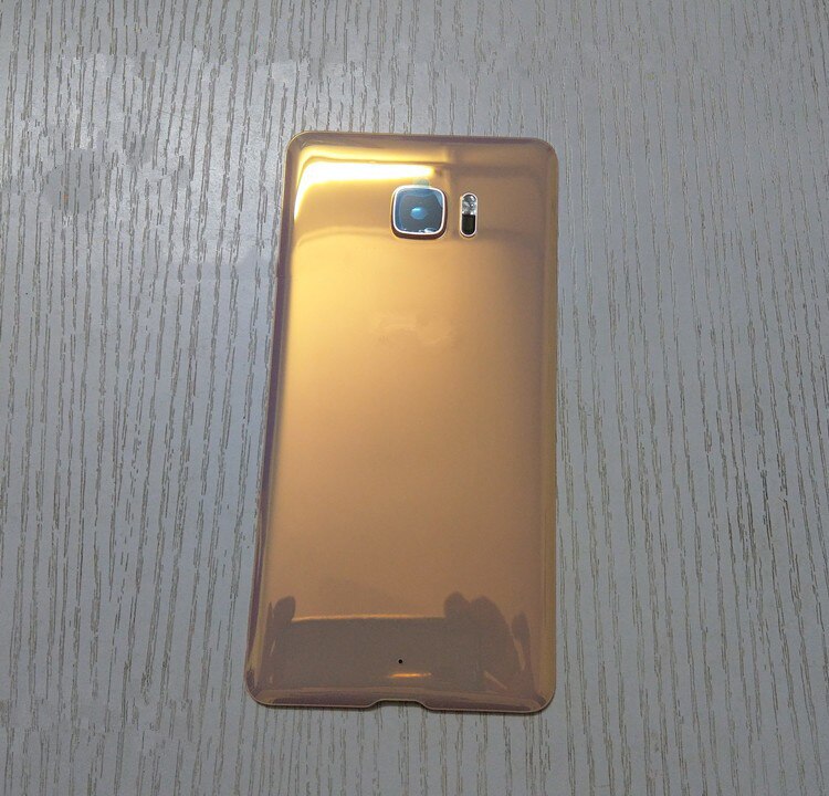 UUltra contraportada para HTC U Ultra 5,7 pulgadas carcasa Original de cristal de reparación de puerta trasera caja de batería de repuesto: Rosa