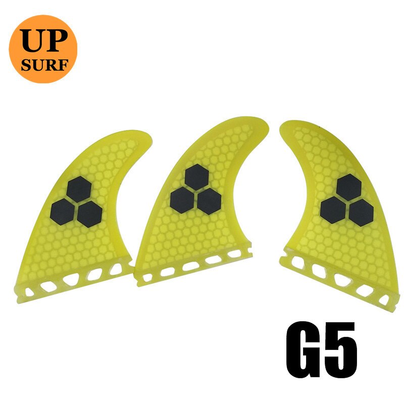 Future Fins-aletas para tabla de surf Future G3/G5/G7, 3 piezas por set: Yellow G5