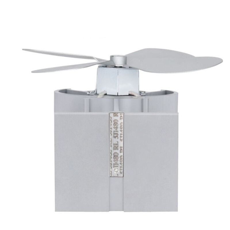 Ventilateur de poêle à bois auto-alimenté à chaleur blanche, 4 lames en aluminium, silencieux et efficace, grande pièce, M7DA