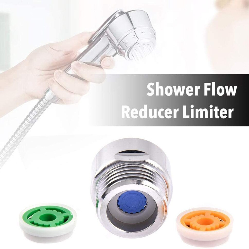 Flow Rate Limiter Shower Flow-reducer Limiter Set - Up To 70% Water Saving 4 L/min， Bathroom Utility Faucet Restrictor#p30: Default Title