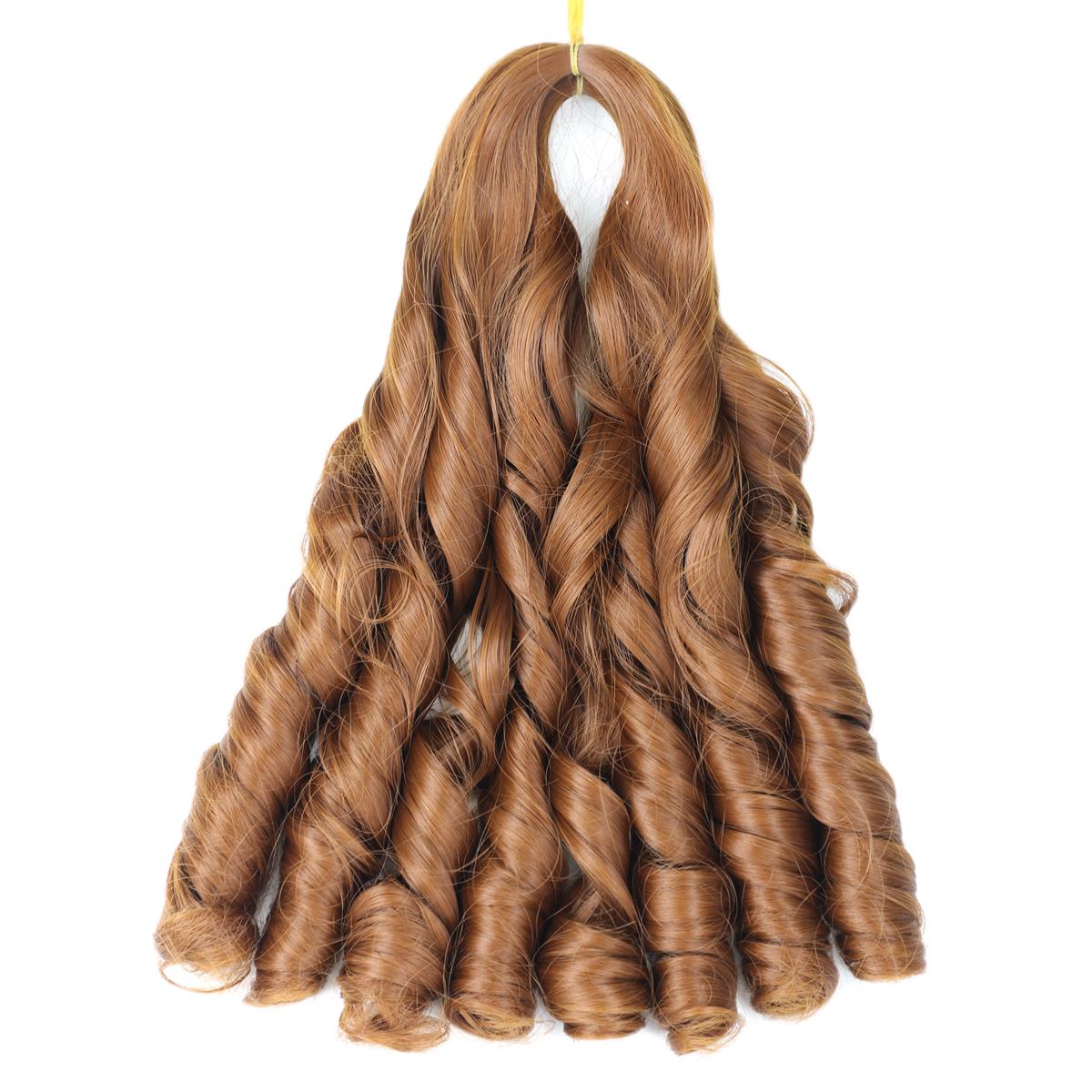 Svolna-extensiones de cabello sintético para mujer, trenzas de ganchillo de onda suelta de 20 pulgadas, natural, Ombre trenzado, 150 g/paquete: #30