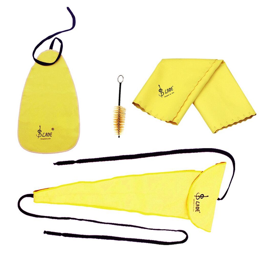 Four Piece Combination for Saxophone Cleaning Swab Cloth Kit