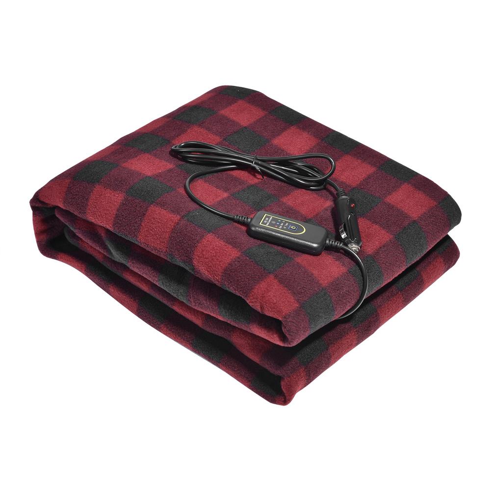 Car Heating Blanket 12V Electric 3 Speeds Warm Heated Blanket: Multi