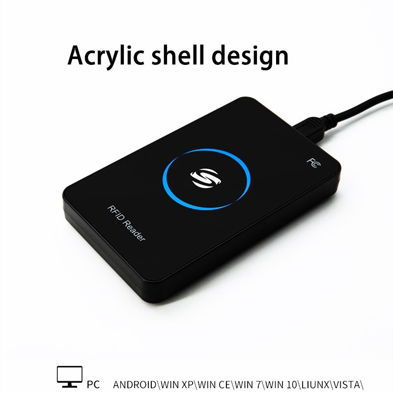 13.56Mhz RFID Reader 14443A Proximity Smart IC Card USB Sensor Reader Access Control Card Reader