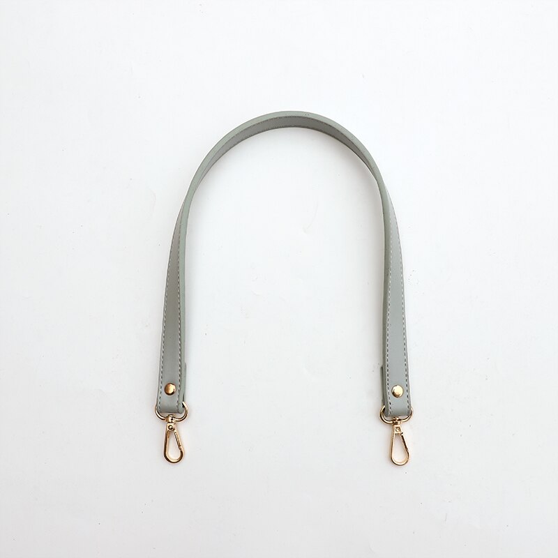 Dames pu leren schouderband zwarte handtas tas riem diy tassen handvat vervangende tas korte banden handtassen accessoires: 29- lichtgrijs