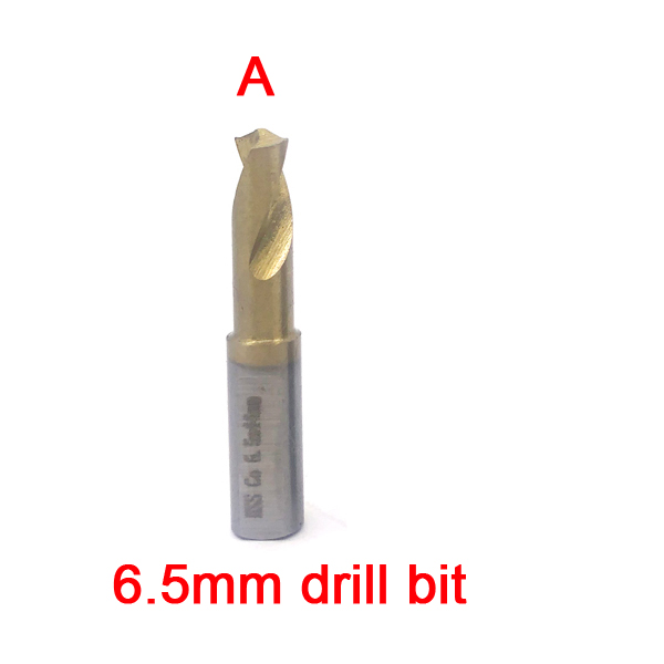 Wilin Taiwan Pneumatic tools air tools car welding spot weld drill Drill bit 6.5mm 8mm 1/4 Inch 5/16 Inch: A 6.5mm 1PC