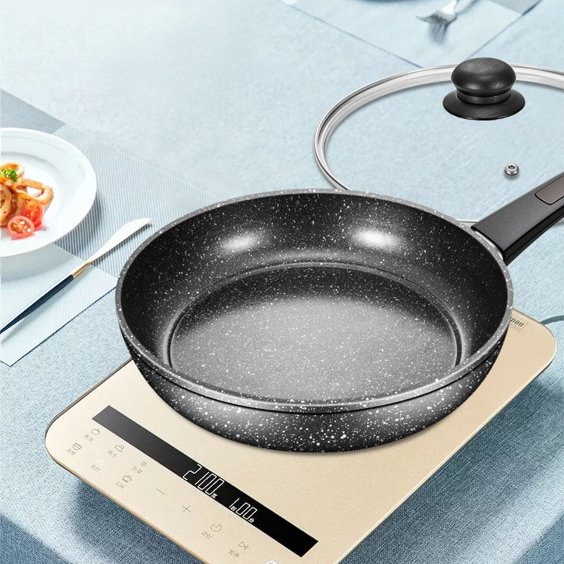 Sartén antiadherente huevo frito artefacto pequeño filete sartén panqueque olla estufa de Gas para uso doméstico olla de cocina sartenes utensilios de cocina