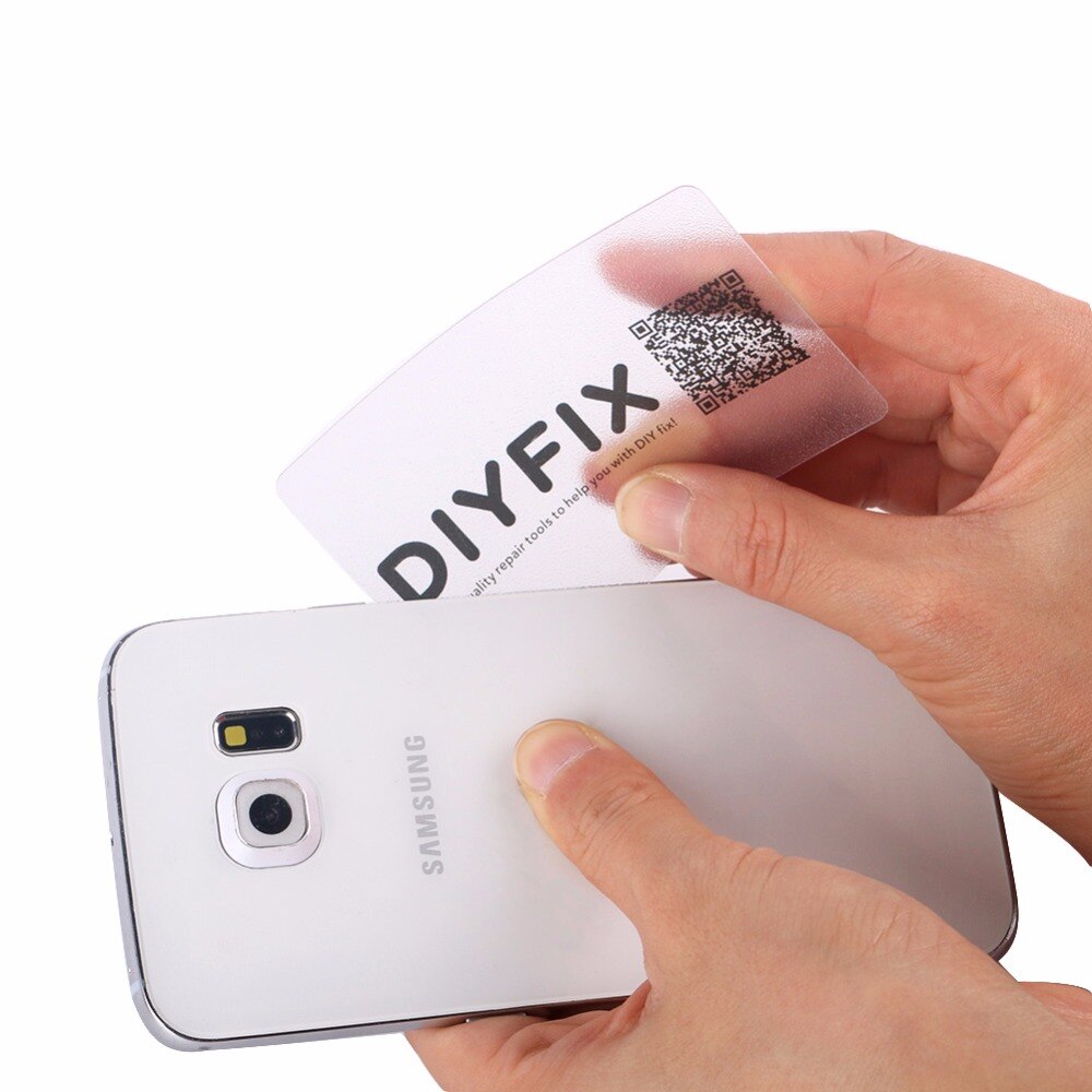 Diyfix 10Pcs Plastic Kaart Voor Android Ios Mobiele Telefoon Pry Opening Schraper Voor Ipad Tabletten Pc Teardown Repair Tool