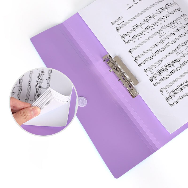 A3 File Document Bag Test Paper Bill Folder Holder Organizer Fastener School Office Supplies Binder File Folder Document Storage