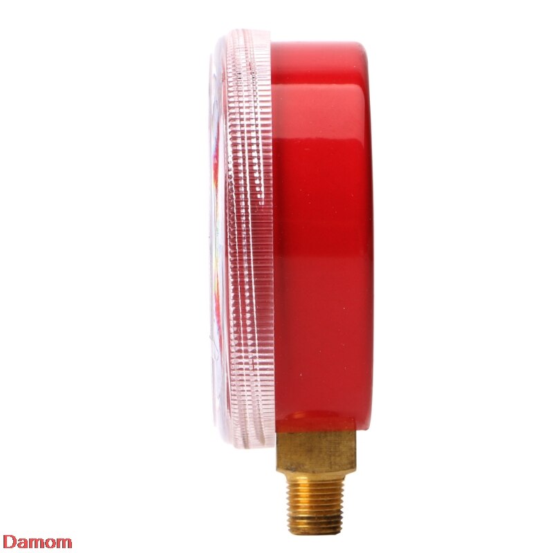 Red Air Conditioner R404/R134A/R22 Refrigerant High Pressure Gauge PSI KPA