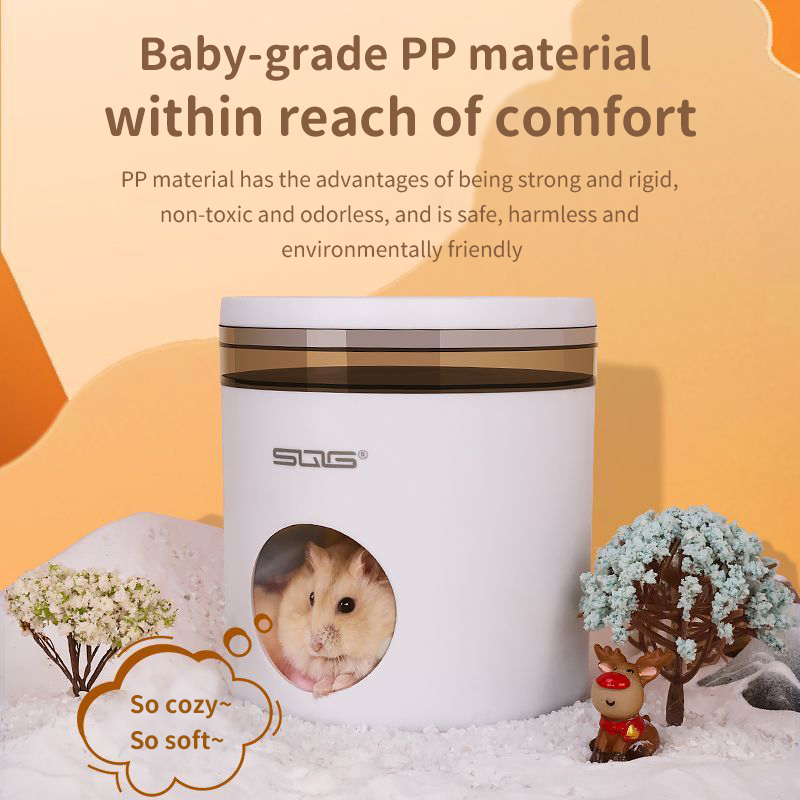 Hamster house insulation nest sleeping nest multifunctional cotton ball insulation winter supplies Golden Bear hedgehog house