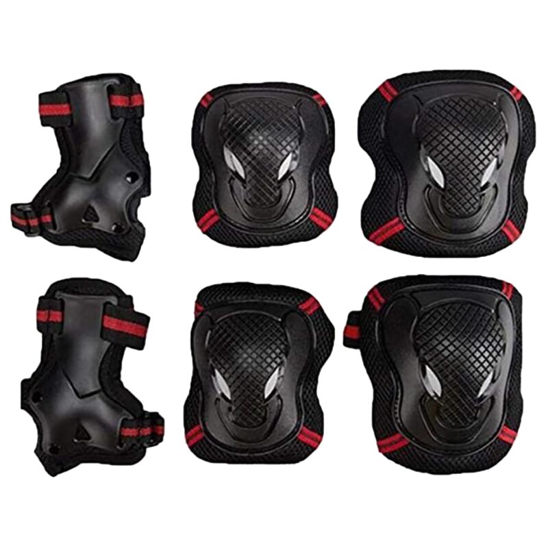 ELOS-dziecka zestaw podkładek dla dzieci, kanały telewizyjne dla wałek rowerowy robić jazdy na wrotkach na kolano łokieć nadgarstek podkładka ochronna zestaw podkładek 6 sztuk