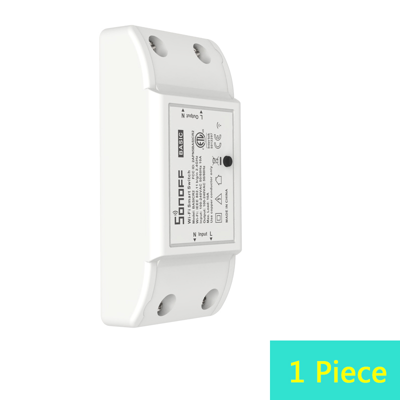 Sonoff Basic R2 Switch WiFi Wireless DIY Module Remote Timing For Smart Home Automation Works Alexa with Google Home