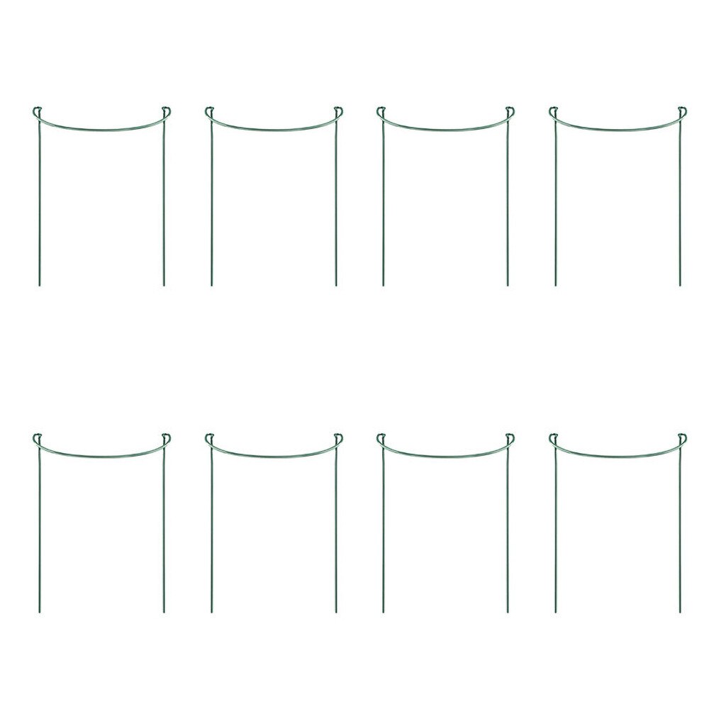 8 Pcs Horticultural Hoops Plant Grow Garden Tunnel Hoop Support Hoops Plant Holder Tools for Garden Stakes Farm Agriculture #Y5: Default Title