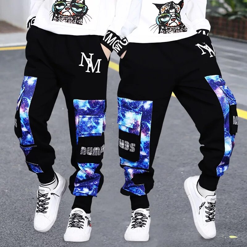 Pantaloni elastici in cotone denso per ragazzi per 5 6 7 8 9 10 11 anni bambini ragazzi caldi autunno primavera pantaloni stile fresco mutandine