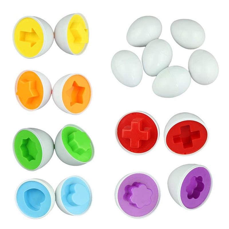 Ätherisches 6 ei/einstellen Lernen Bildung spielzeug gemischt bilden Weise vorgeben Puzzle Clever Baby Art Werkzeug Spielzeug Für freundlicher niedrigsten Preis