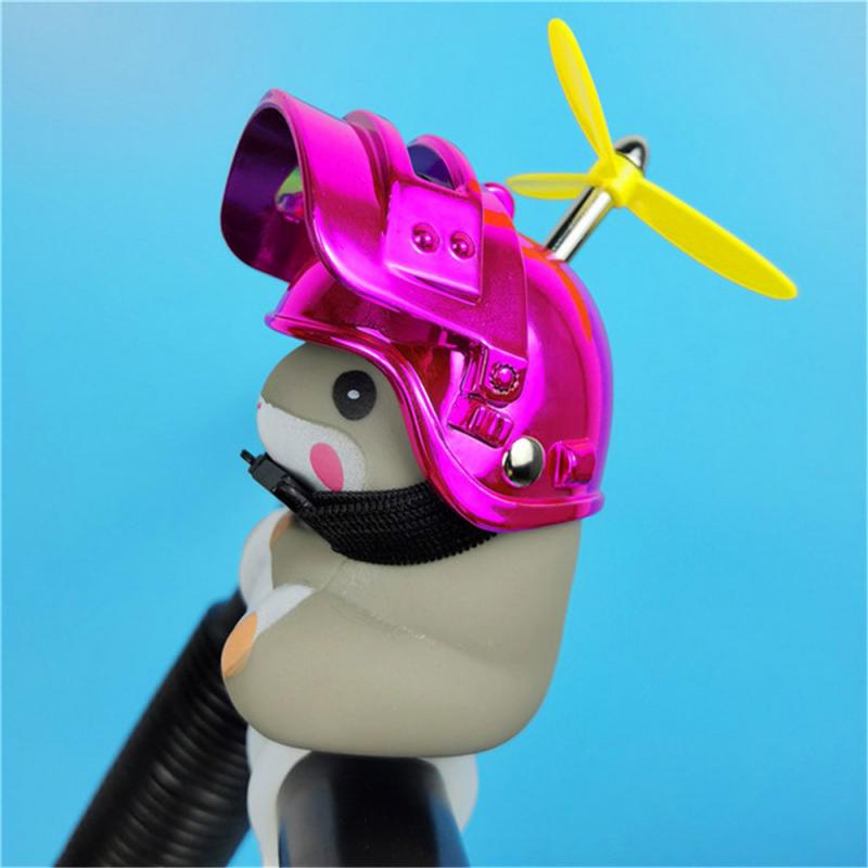 Creatieve Hamste Fiets Motor Veiligheid Bell Hoorn Turbo Front Bike Horn Fietsen Hamster Bel Waarschuwing Hoorn Accessoires Auto Ornament: 01 Red