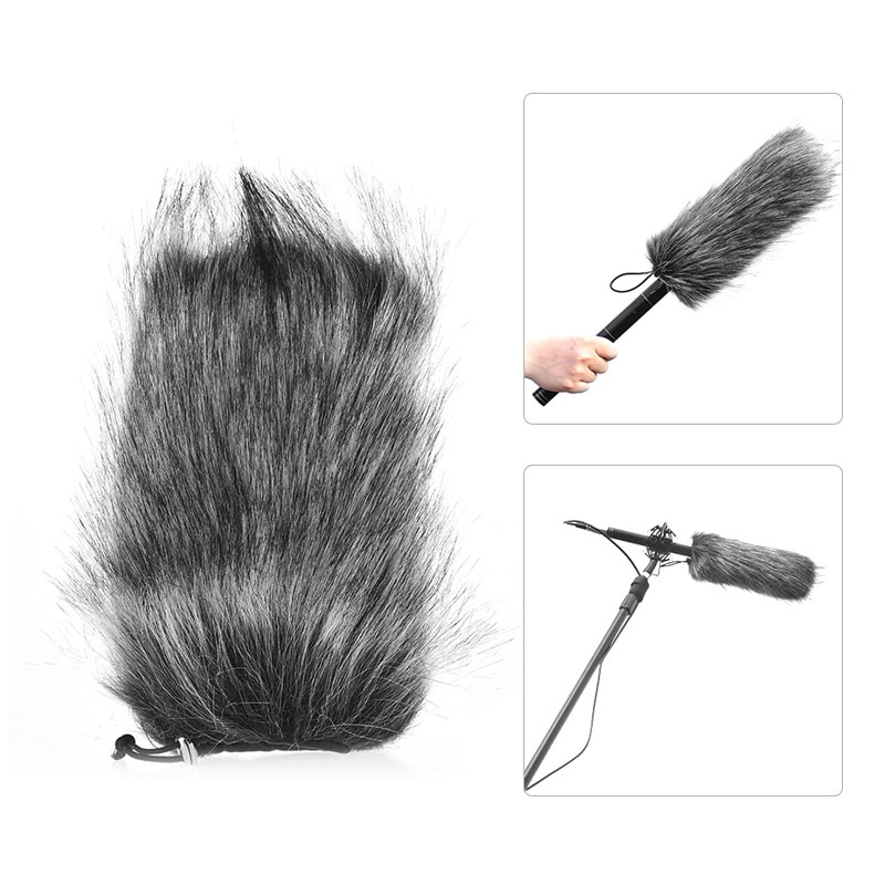 Universal Microphone Furry Windshield for Rode Video Mic GO VideoMic Pro Micro for TAKSTAR SGC-598 598 for Sony EMC965 CG60, ect
