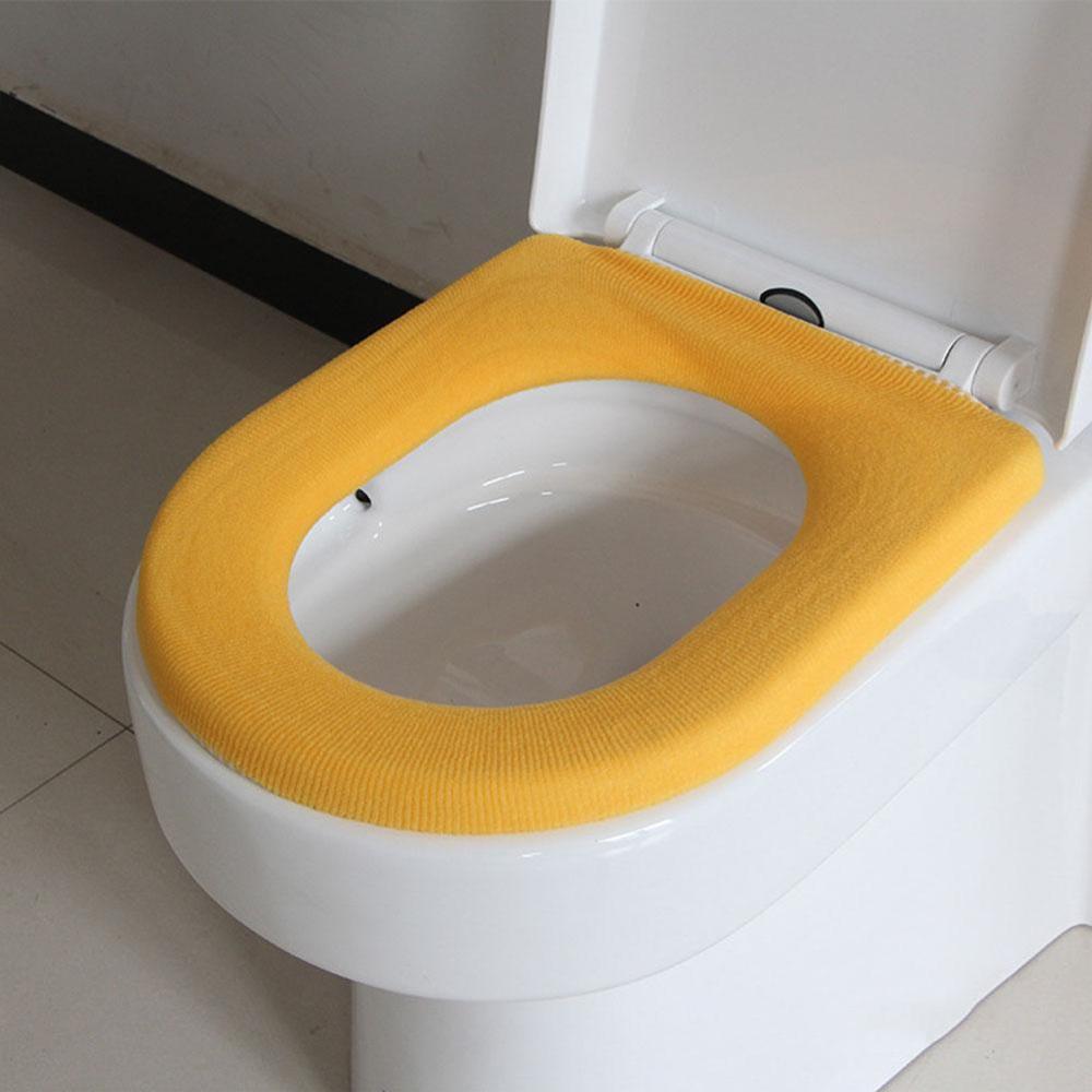 Kolorowe ciepłe miękke zmywalne pokrowiec na deskę sedesową zestaw mata robić wystroju domu Closestool mata poszewka pokrowiec na klapę sedesu akcesoria