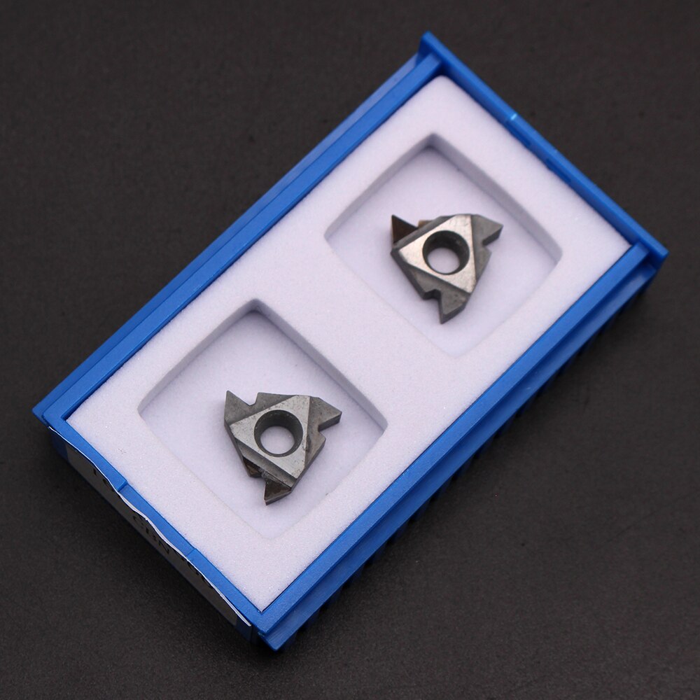 1PC Diamond Internal External Threaded Cutter Insert Threading Tool CBN Carbide Turning Lathe cutter 16ER AG60 AG55