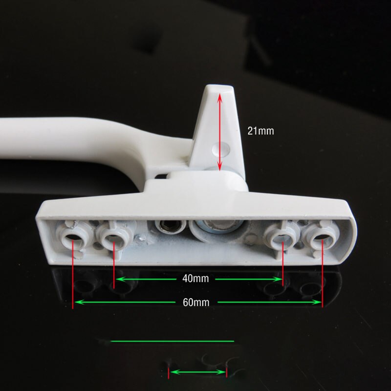 -Thickened Plastic Steel Door And Window Handle With Lock For Double Glazing Aluminum Alloy Door Handle Window Handle Latch