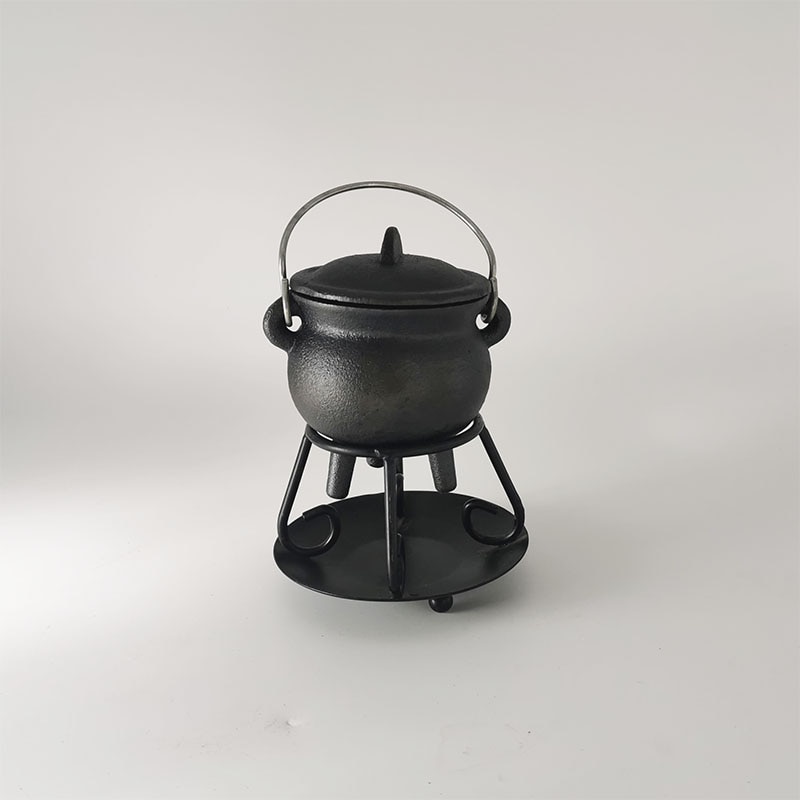 South Africa Cauldron Cast Iron Three Legs Pot Metal Craft Holders