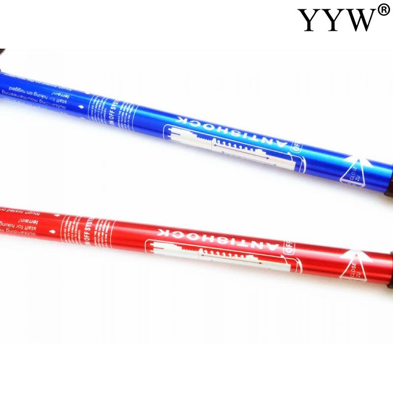Foldable Nordic Walking Poles Trekking Poles Walking Sticks Telescopic Scandinavian Anti Shock Hiking Stick 2pcs/Set