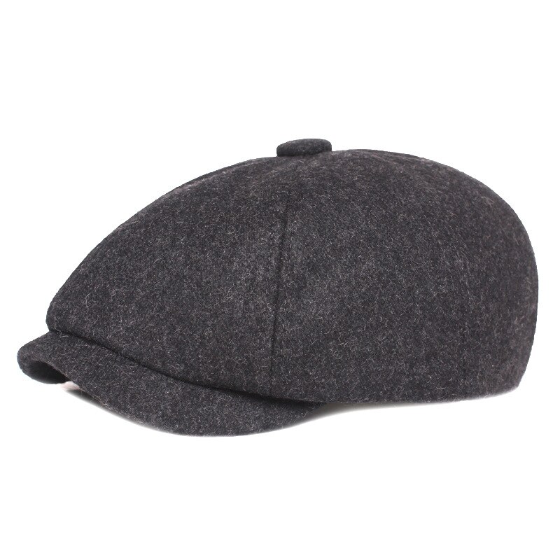 Octagonal Berret Mens Octagonal Hat Newsboy Cap Beret Hat Men Women... – Grandado