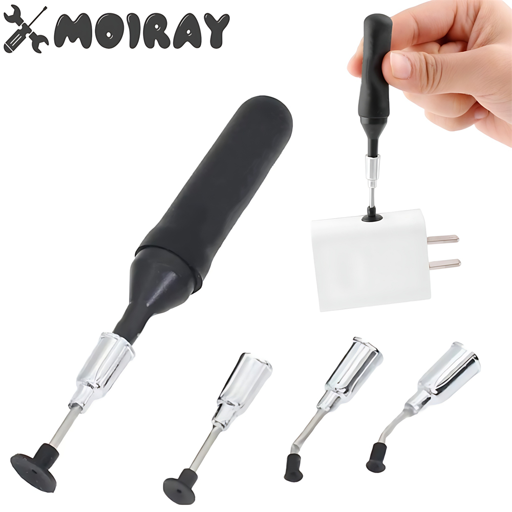 Mini potente bolígrafo de succión al vacío, ventosa antiestática, lente de teléfono móvil, extractor IC, 4 herramientas, bolígrafo de succión Manual al vacío