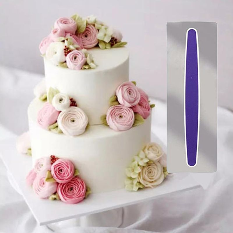 Rectangular DIY Hand Butter Scrapers Cake Bowl Cut Set Plastic Dough Cutter